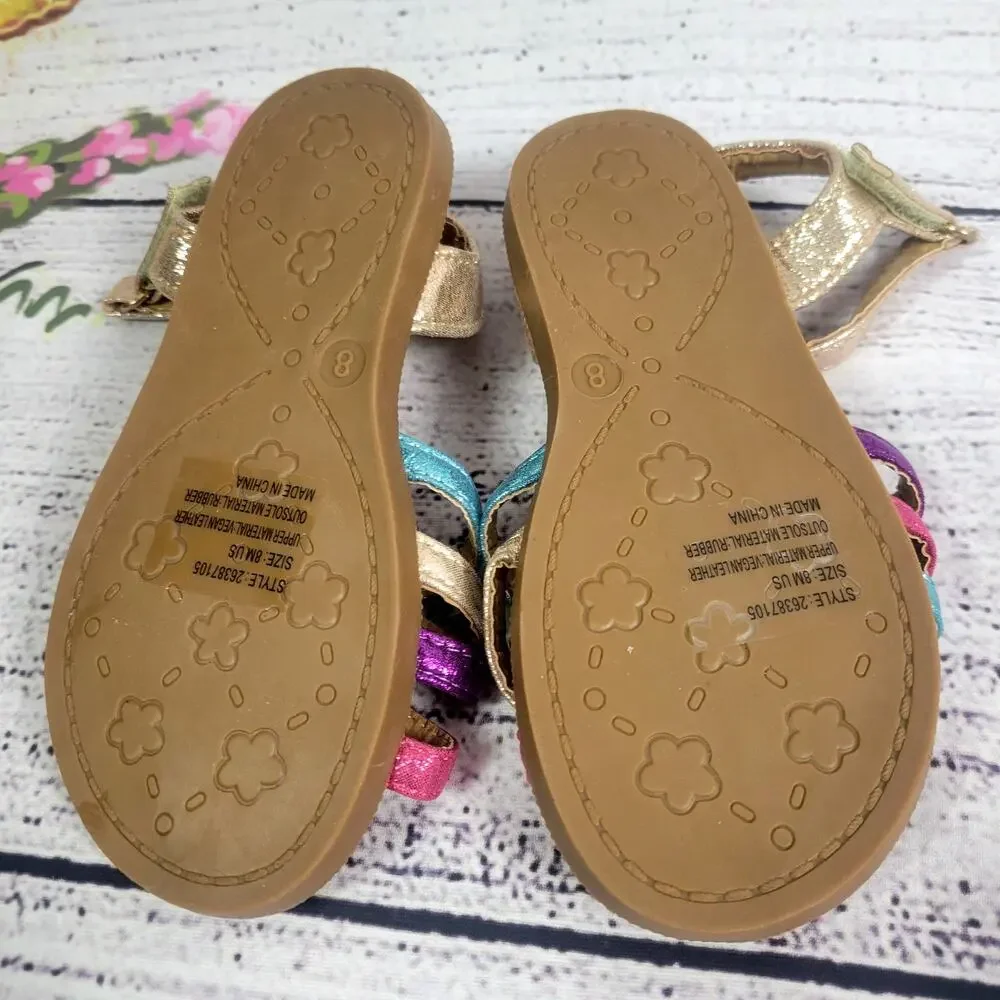Sandals Toddler Girl's Size‎ 8 NWOT